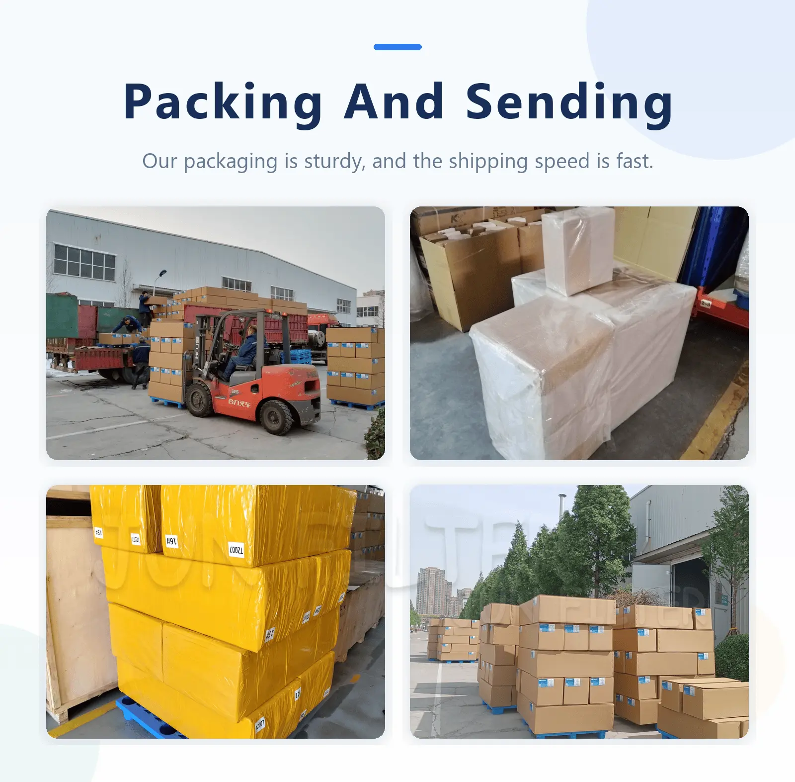 packing and sending packing and sending